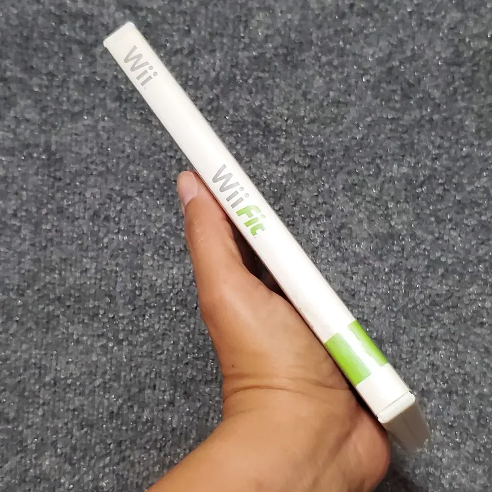 Wii Fit (Nintendo Wii, 2008) Complete With Manual And Case Working Workout Game